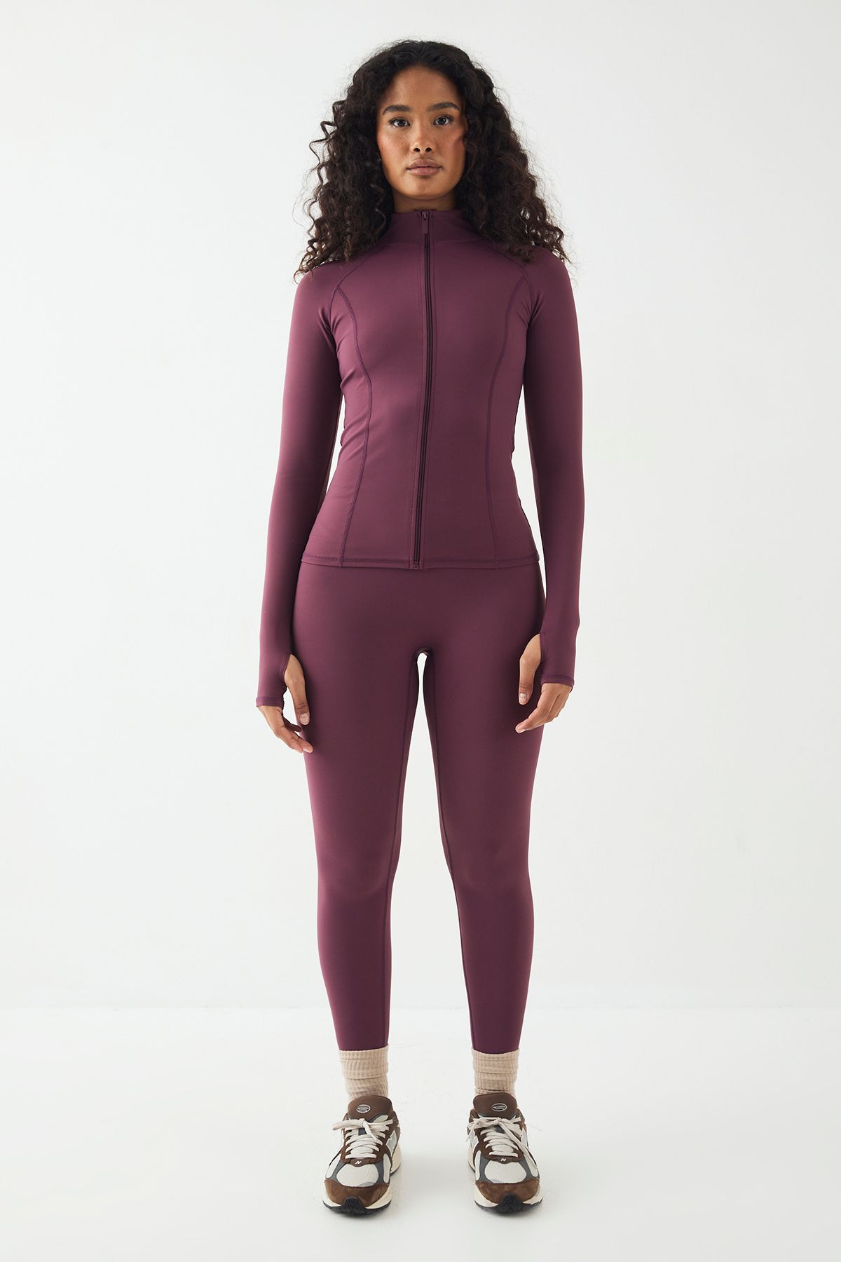 DSGN Studio DSGN Studio Tall Ultra Sculpt High Waist Legging Plum image 5
