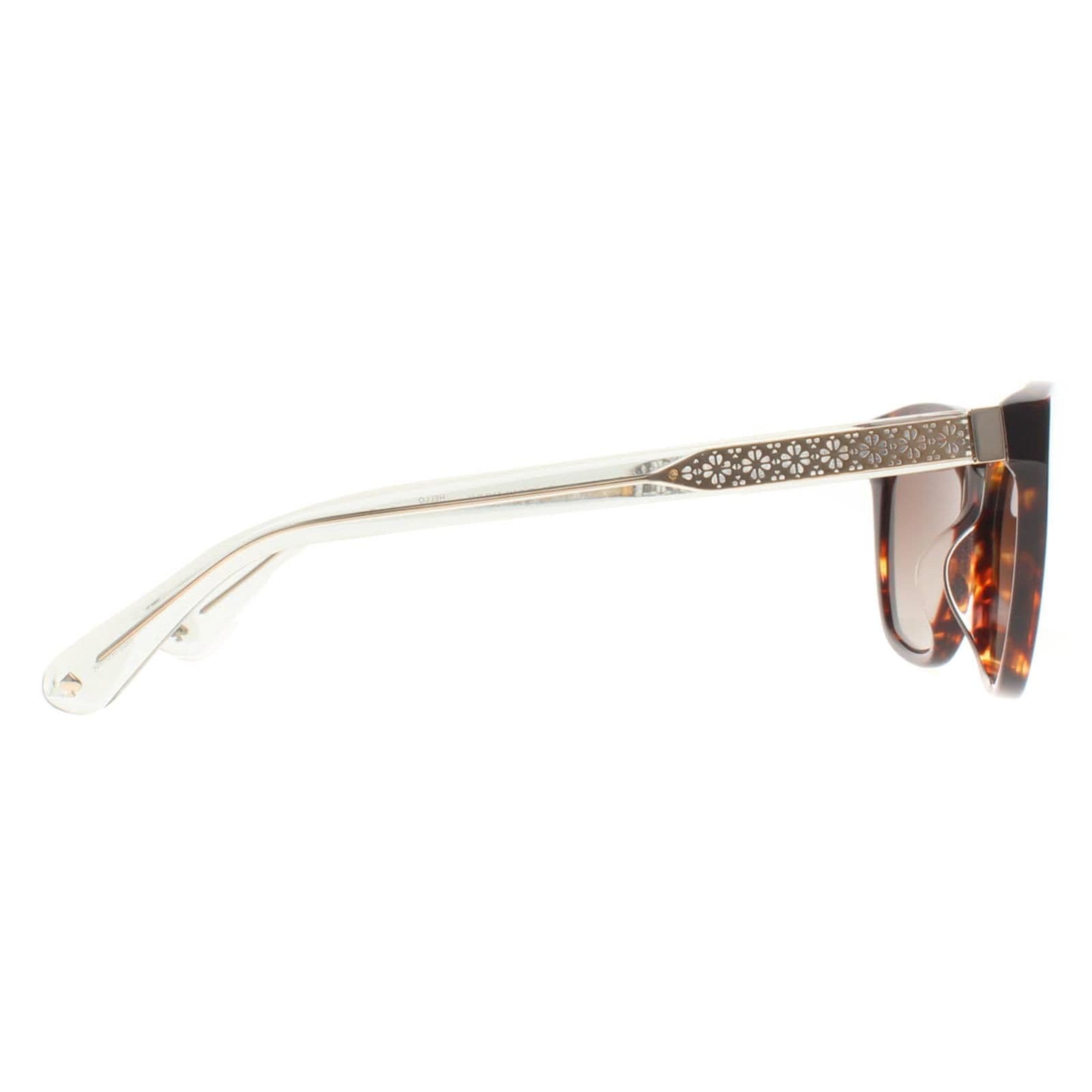 Kate Spade Cat Eye Havana  Brown Gradient Polarized Philippa/G/S image 4
