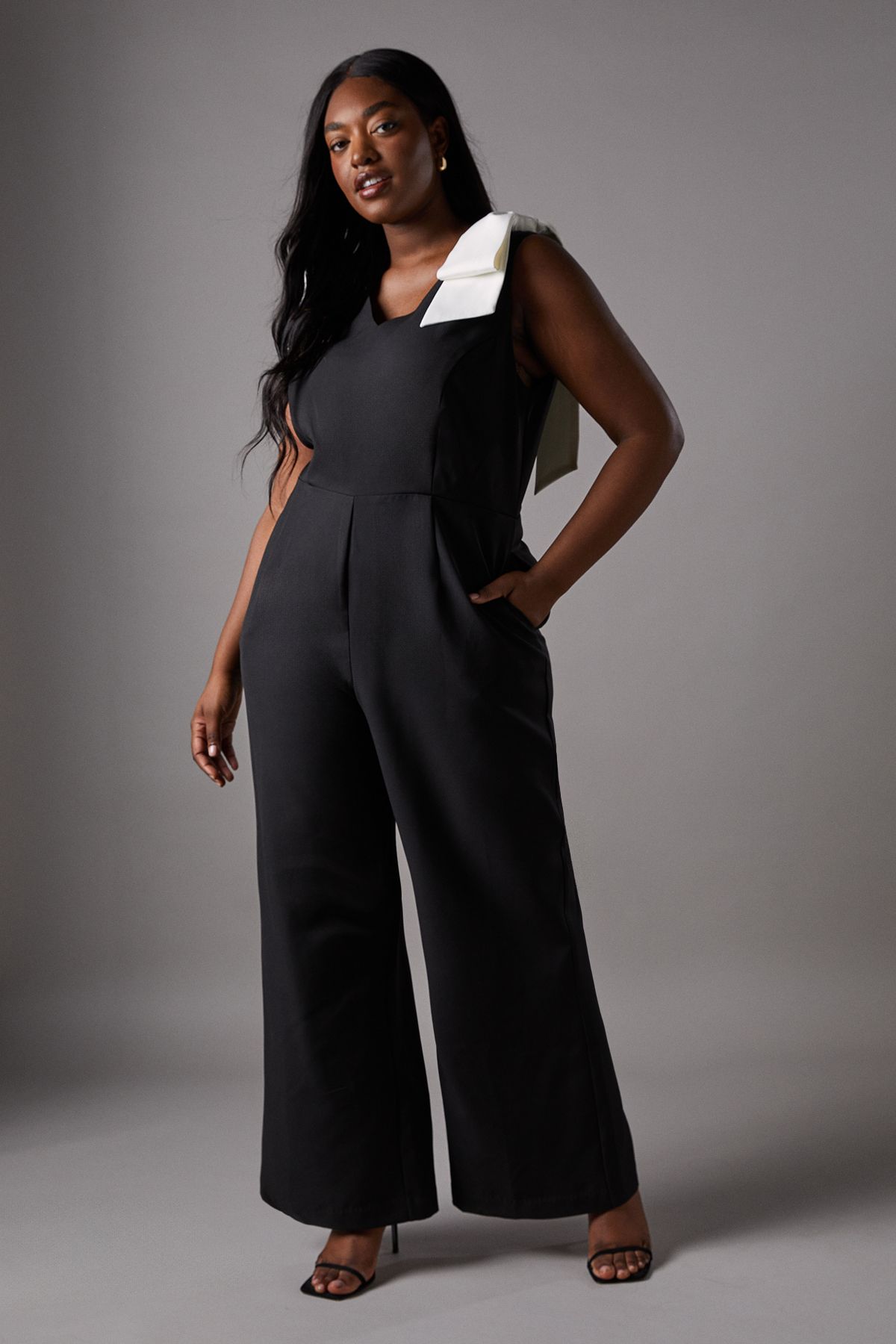 Coast Plus Mono Bow Jumpsuit Mono image 1