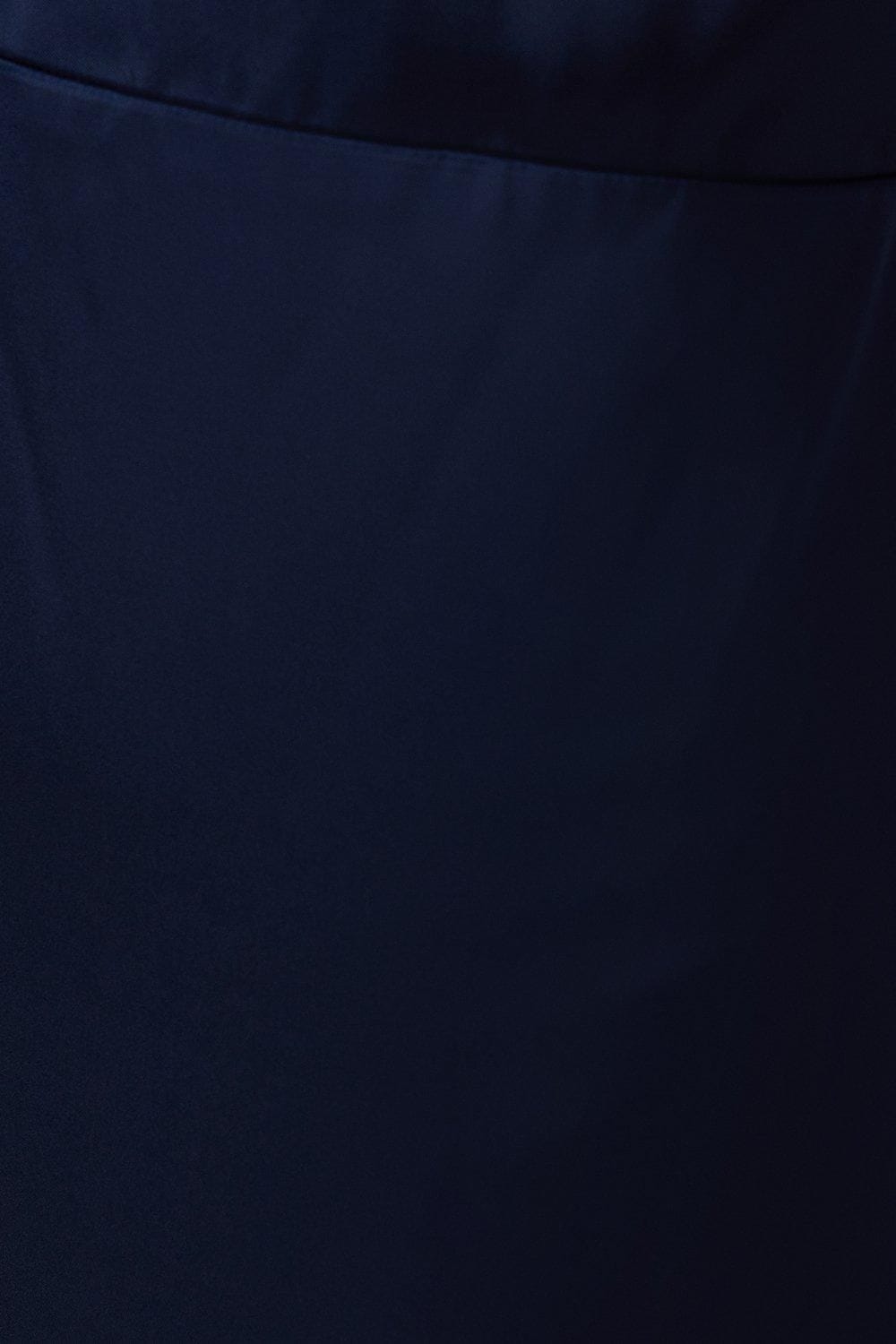 Coast Coast Honoured Drape One Shoulder Satin Maxi Bridesmaid Dress Navy image 5