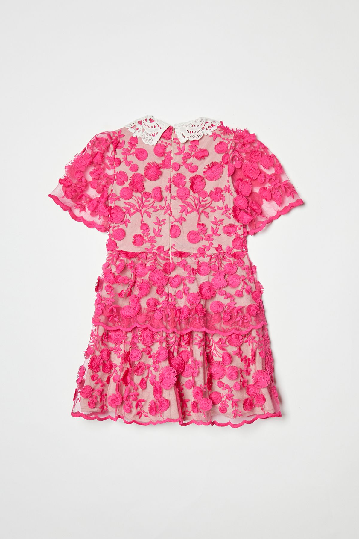 Coast Children's Lace Collared Dress Pink image 6