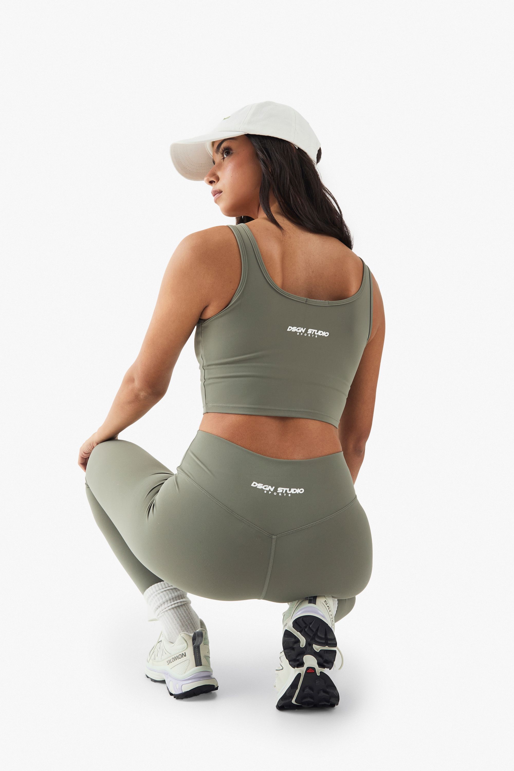 DSGN Studio DSGN Studio Highwaist Ultra Sculpt Legging Khaki image 3