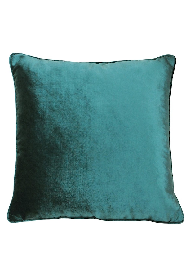 Paoletti Luxe Velvet Piped Cushion