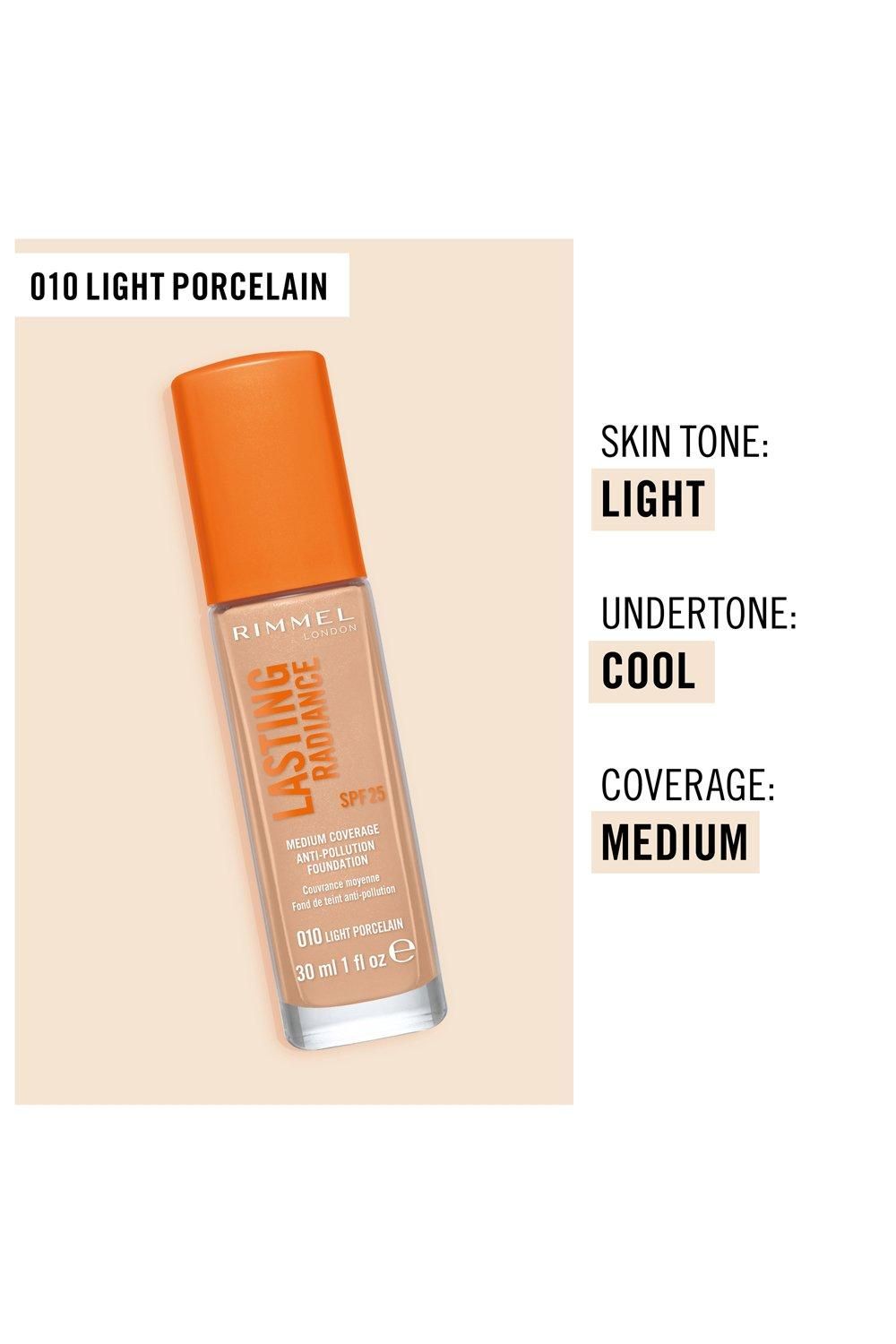 Rimmel London Lasting Radiance Foundation Light Porcelain image 5