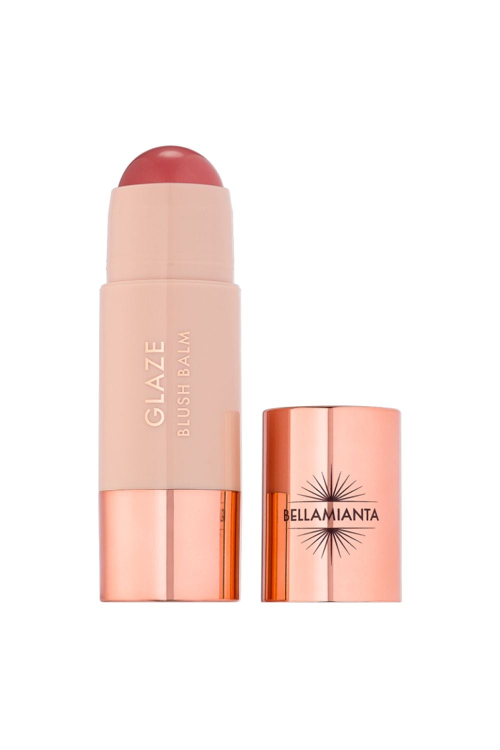 Bellamianta Glaze Blush & Glow Balm 5g Desert Rose image 1