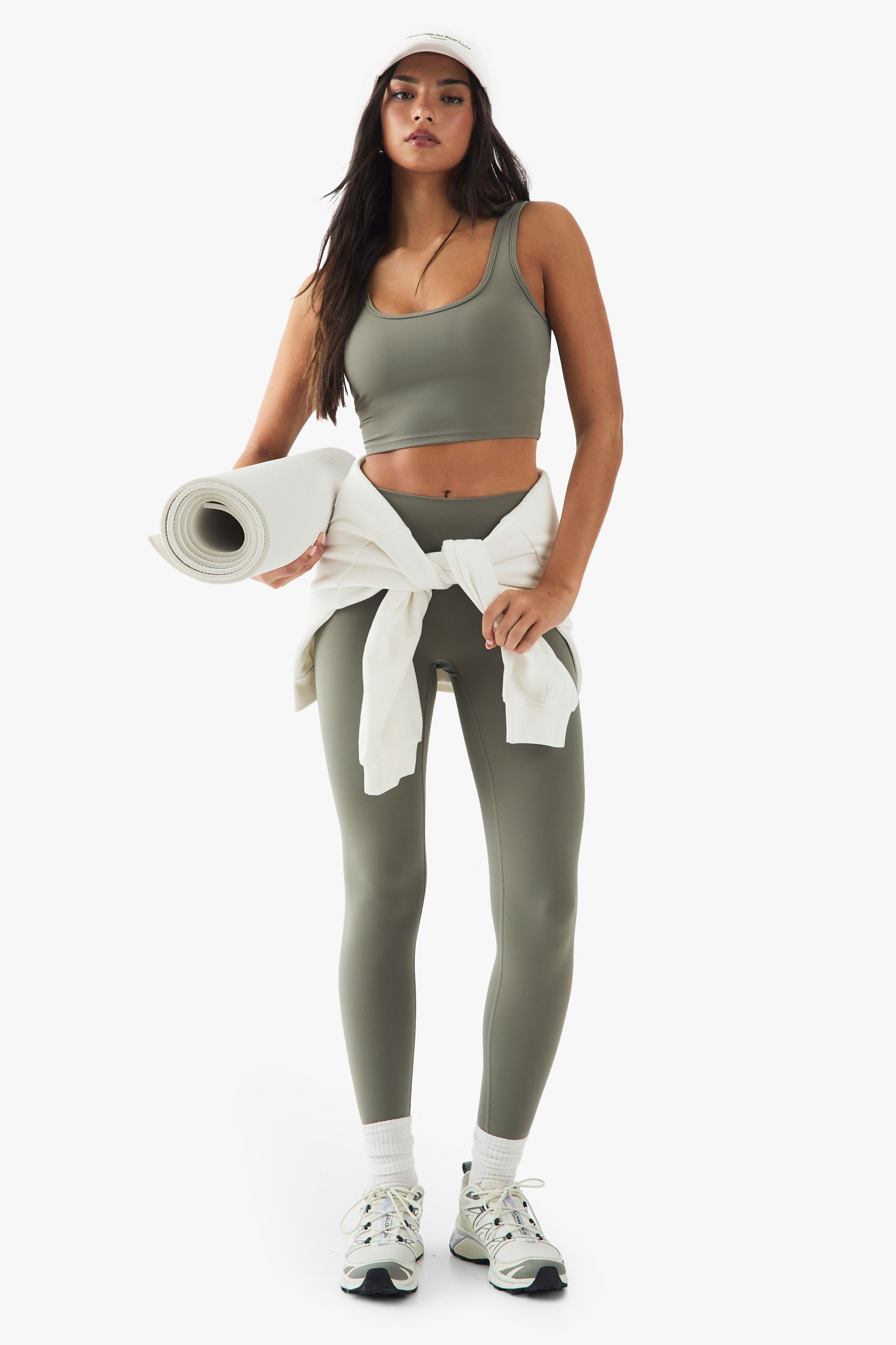 DSGN Studio DSGN Studio Highwaist Ultra Sculpt Legging Khaki image 1