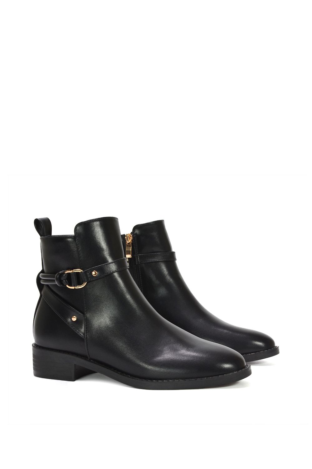 XY London 'Mollie' Low Block Heel Ankle Boots image 3