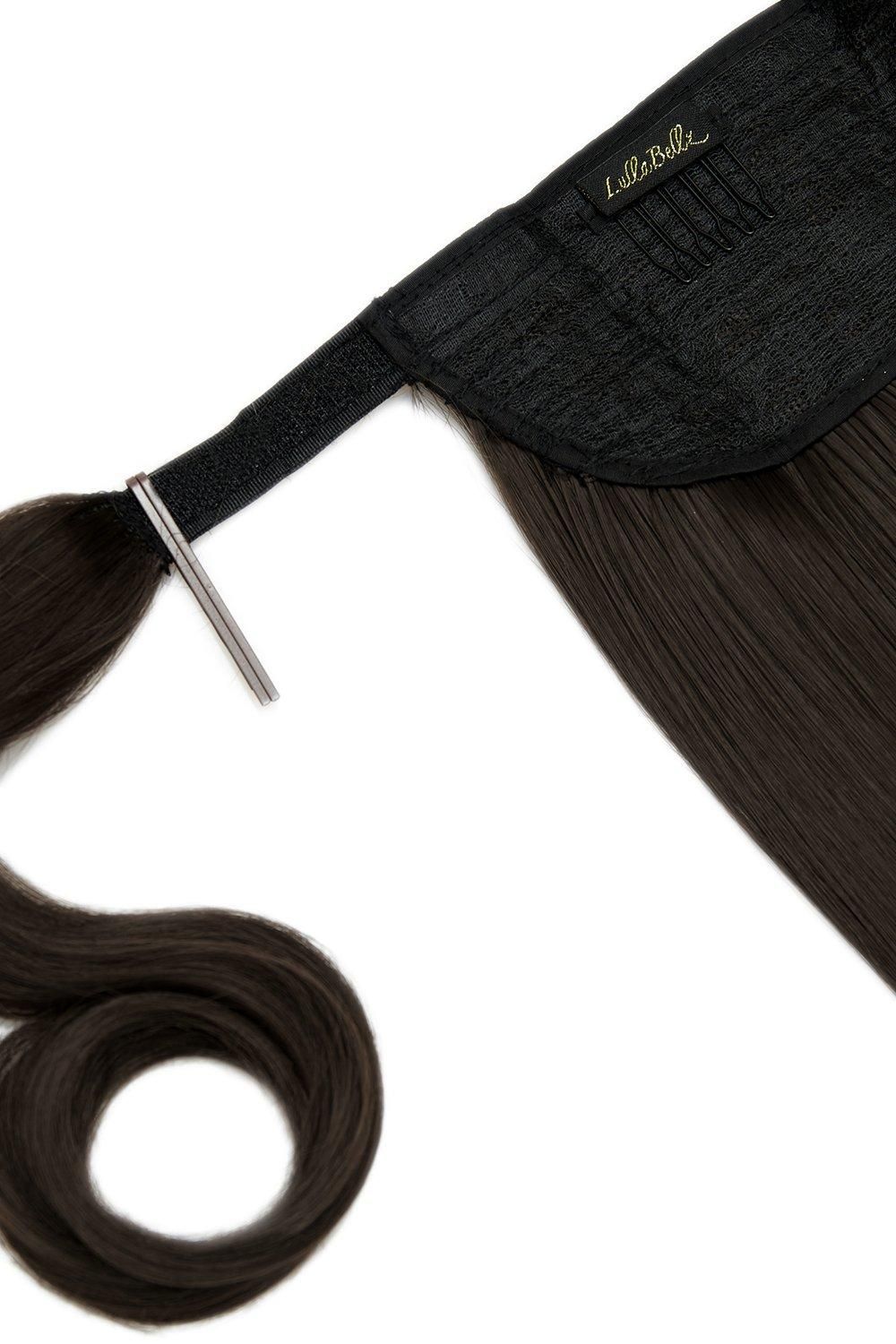 Lullabellz Grande 26" Straight Wrap Around Pony Dark Brown image 2
