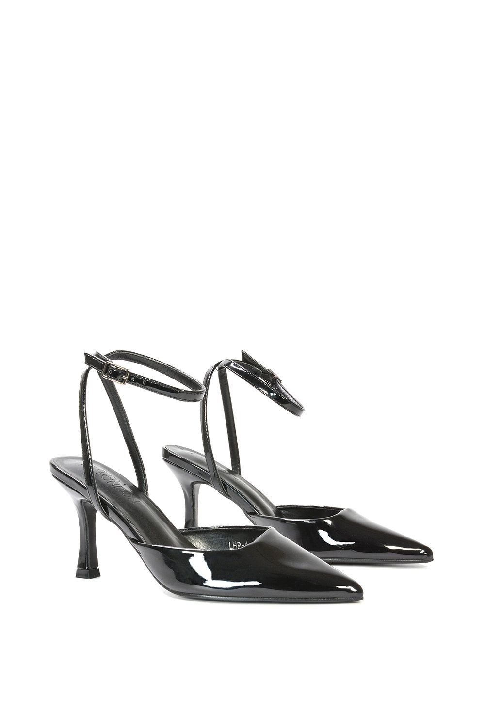 XY London 'Lacey May' Strappy Stiletto High Heel Pointed Toe Pumps Shoes image 3