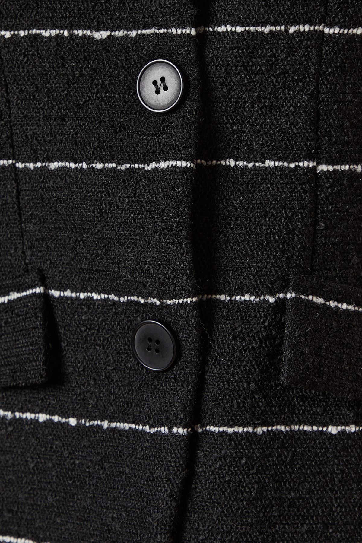 Dorothy Perkins Scoop Neck Single Breasted Blazer Black image 5