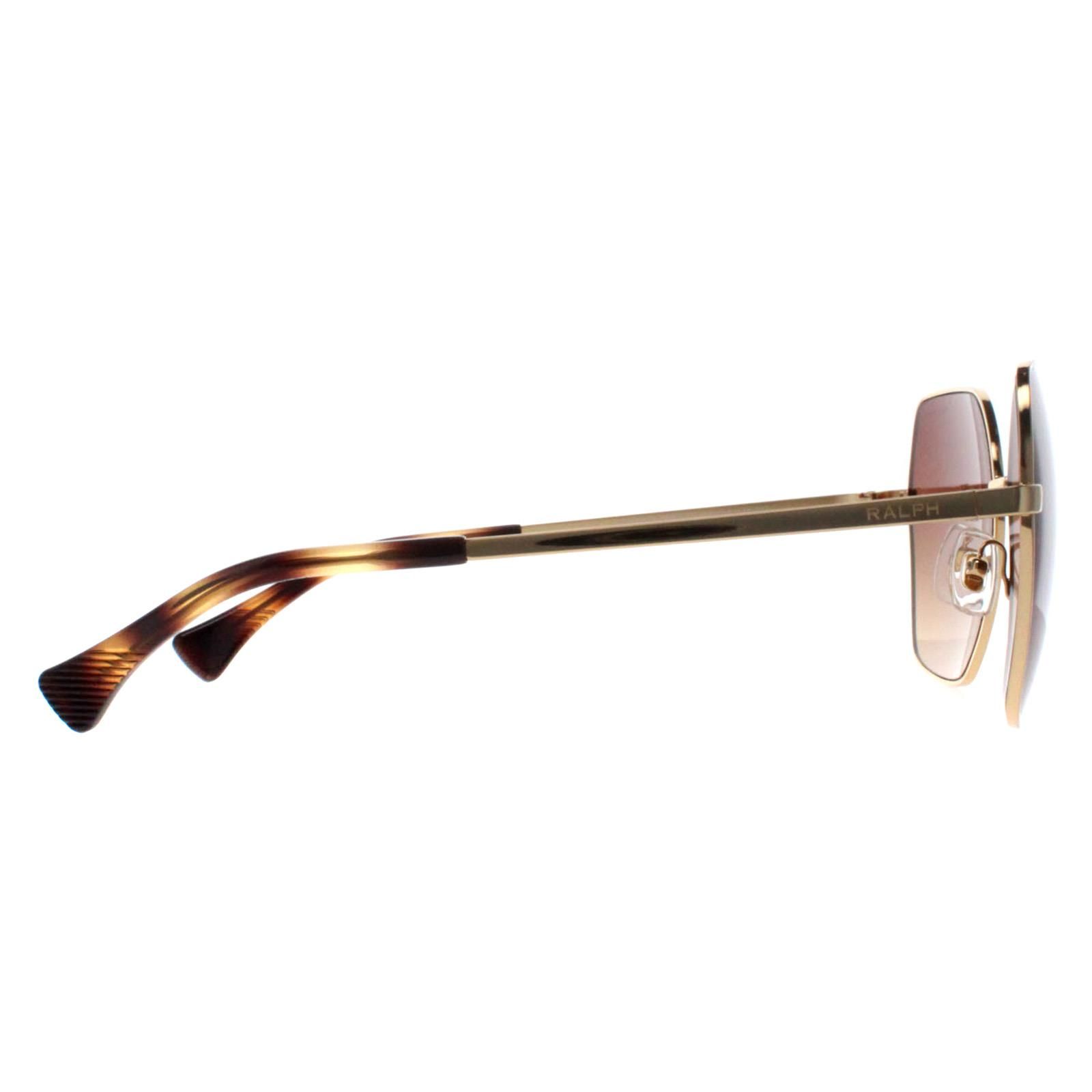 Ralph by Ralph Lauren Square Shiny Gold Brown Gradient RA4138 image 4