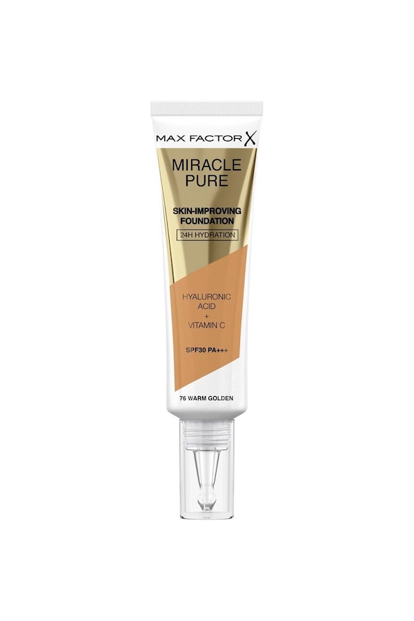 Max Factor Miracle Pure Skin Improving Foundation Warm Golden 76