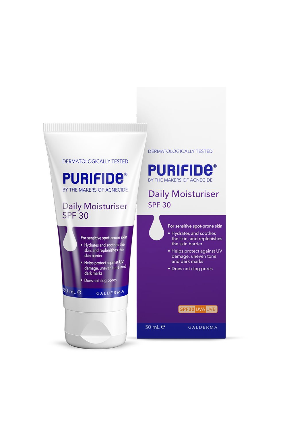 Acnecide Purifide Daily Moisturiser SPF30 50ml Multi image 1