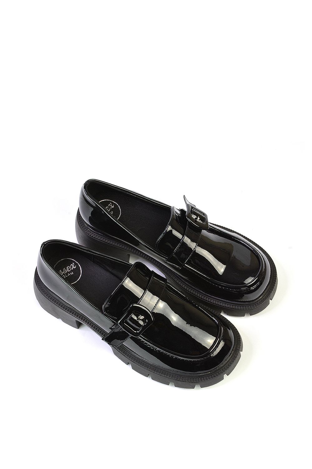 XY London 'Adelaide' Chunky Platform Block Heel Loafers image 4