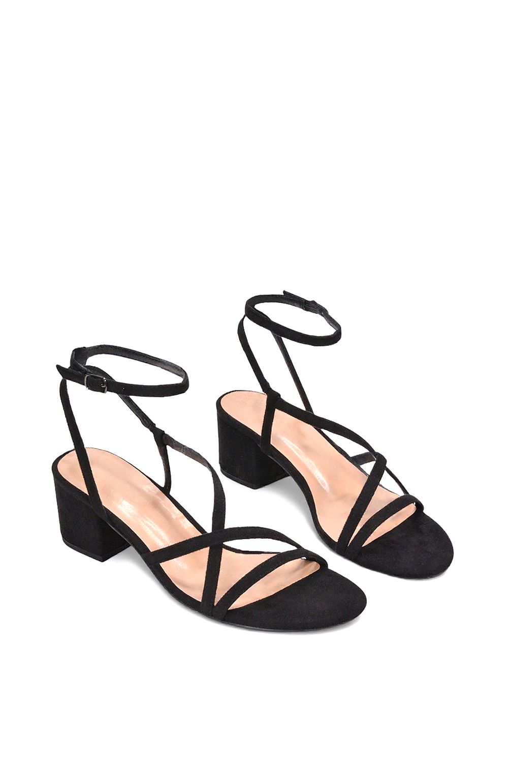 XY London 'Maria' Block Heel Strappy Sandal Shoes image 5