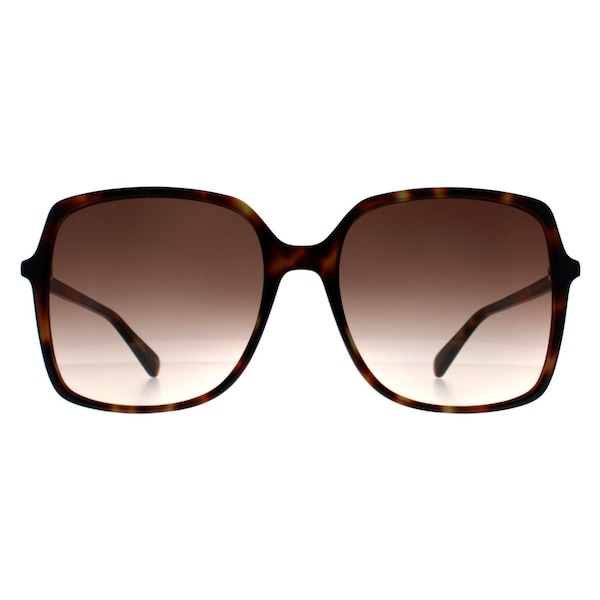 Gucci Square Havana Brown Gradient GG0544S