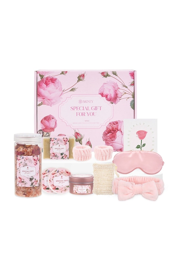 Living and Home Rose-Scented Self-Care Spa Gift Set