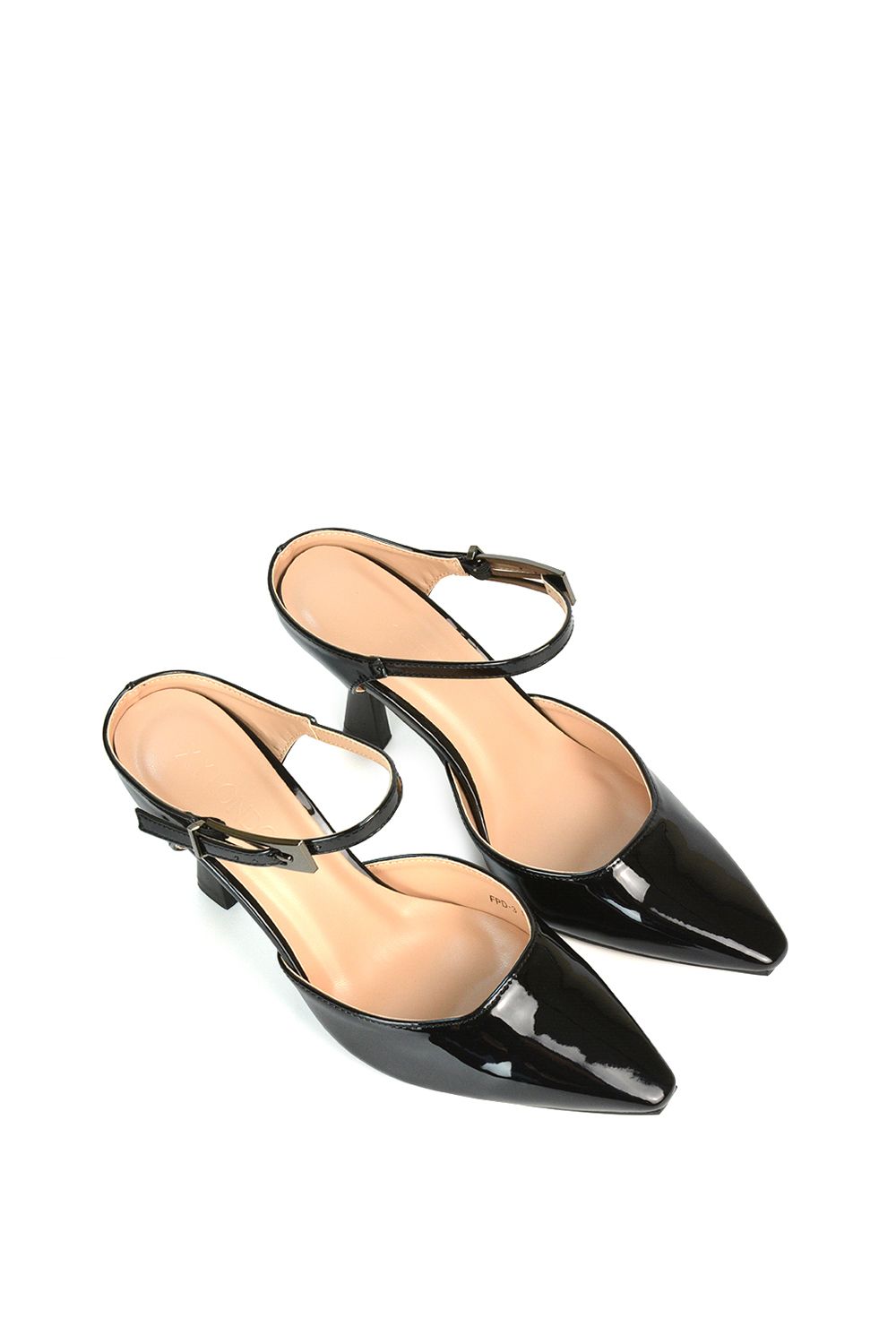 XY London 'Daisy-May' Stiletto High Heel Slip On Pointed Toe Court Shoes image 4