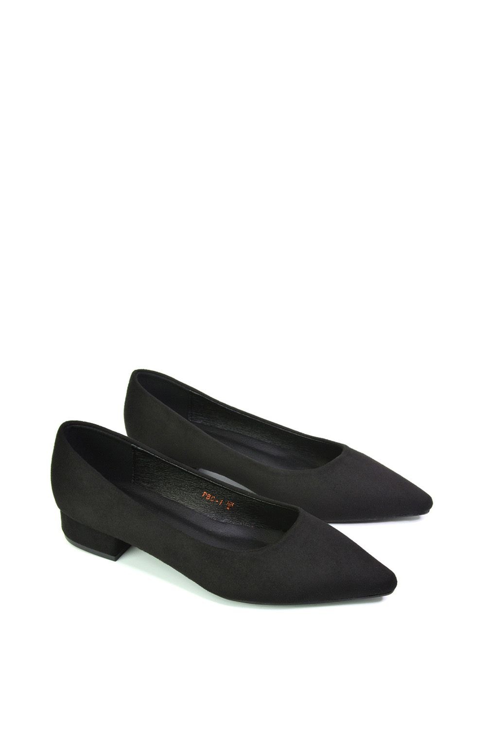 XY London 'Karen' Pointed Toe Wedding Shoes Low Heel Bridal Heels image 3