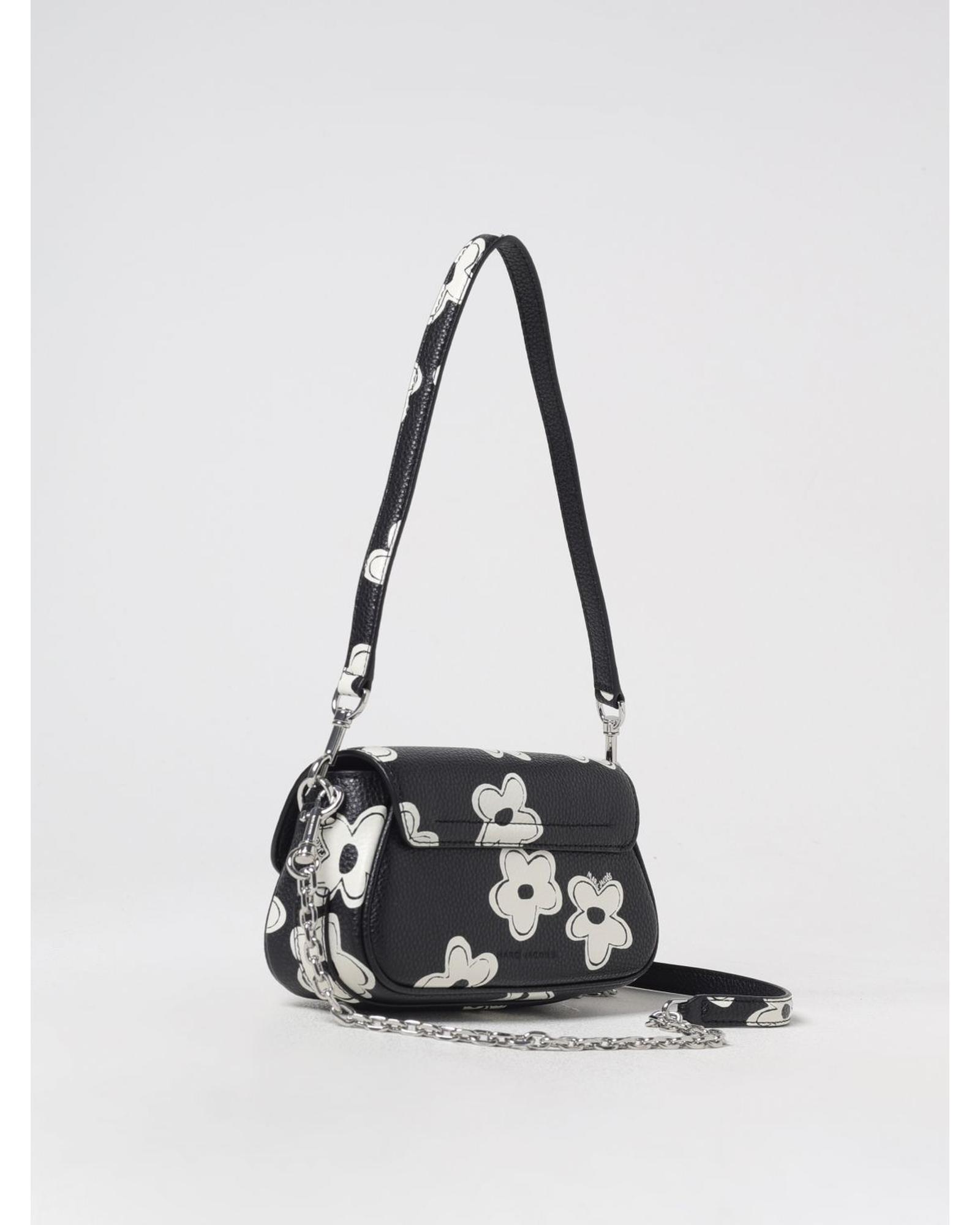 Marc Jacobs Softshot 21 Daisy Print Shoulder Bag Wo - Black image 2