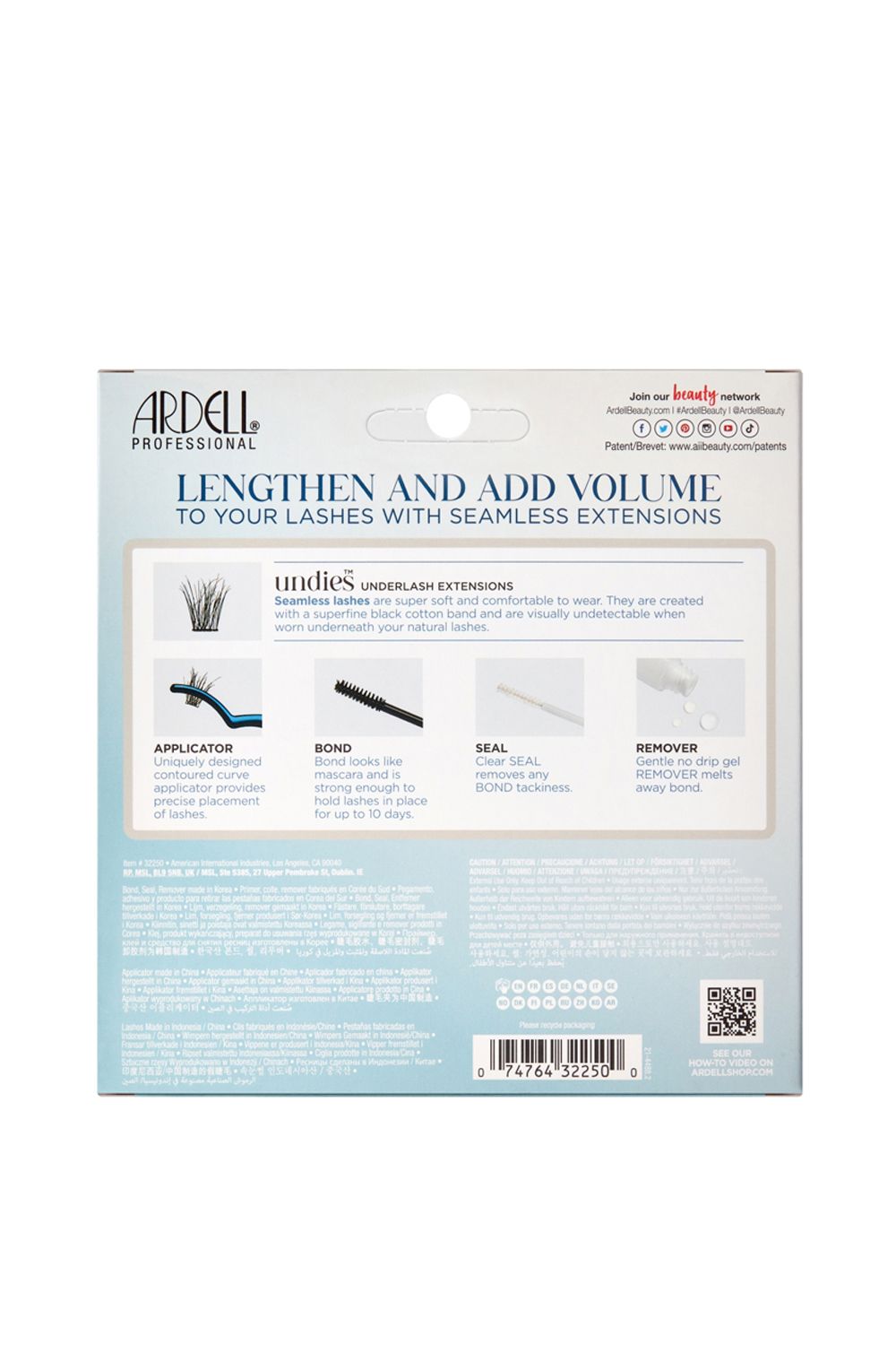 Ardell Seamless Extensions Naked Black image 3