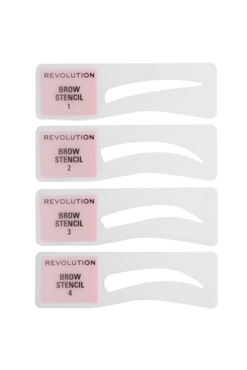 Revolution Brow Powder Stamp & Stencil Kit Ash Brown image 4