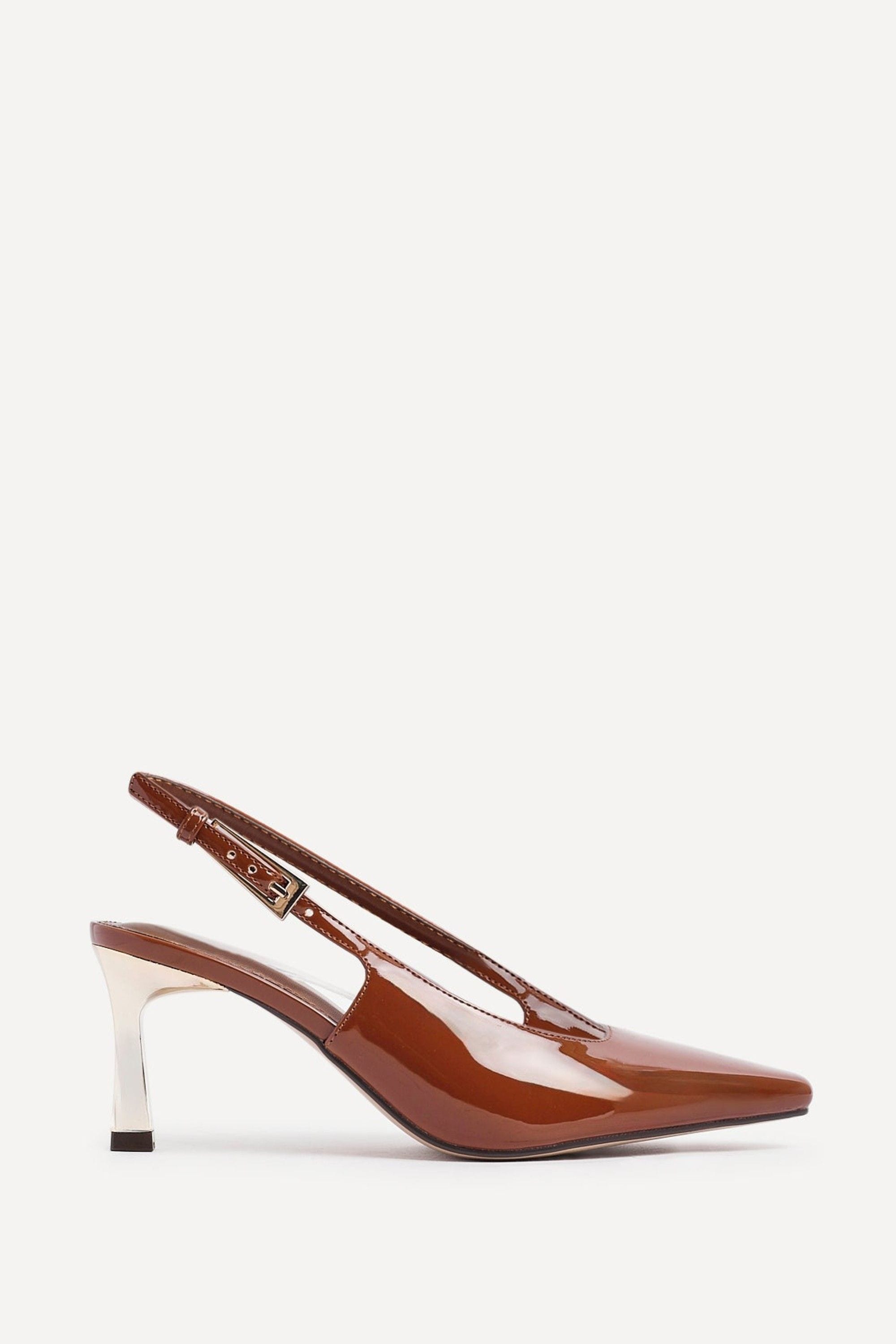 Linzi Avani Caramel Patent Court Heel image 1