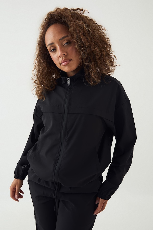 DSGN Studio DSGN Studio Zip Through Lightweight Track Jacket Black