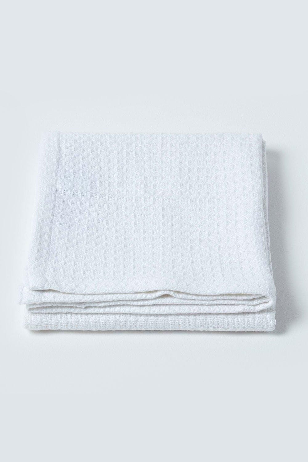 Homescapes Cotton Waffle Baby Blanket - Soft, Breathable & Skin-Friendly image 3