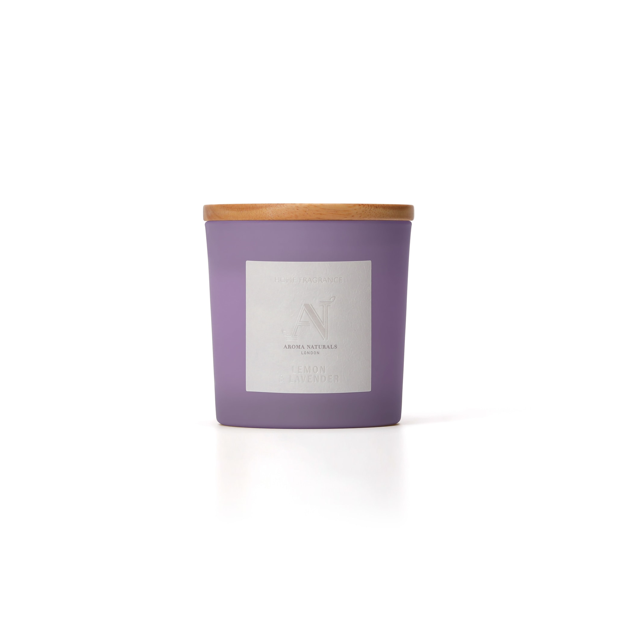 Aroma Naturals Frosted Decadence Glass Candle - Vanilla Bean Scent image 1