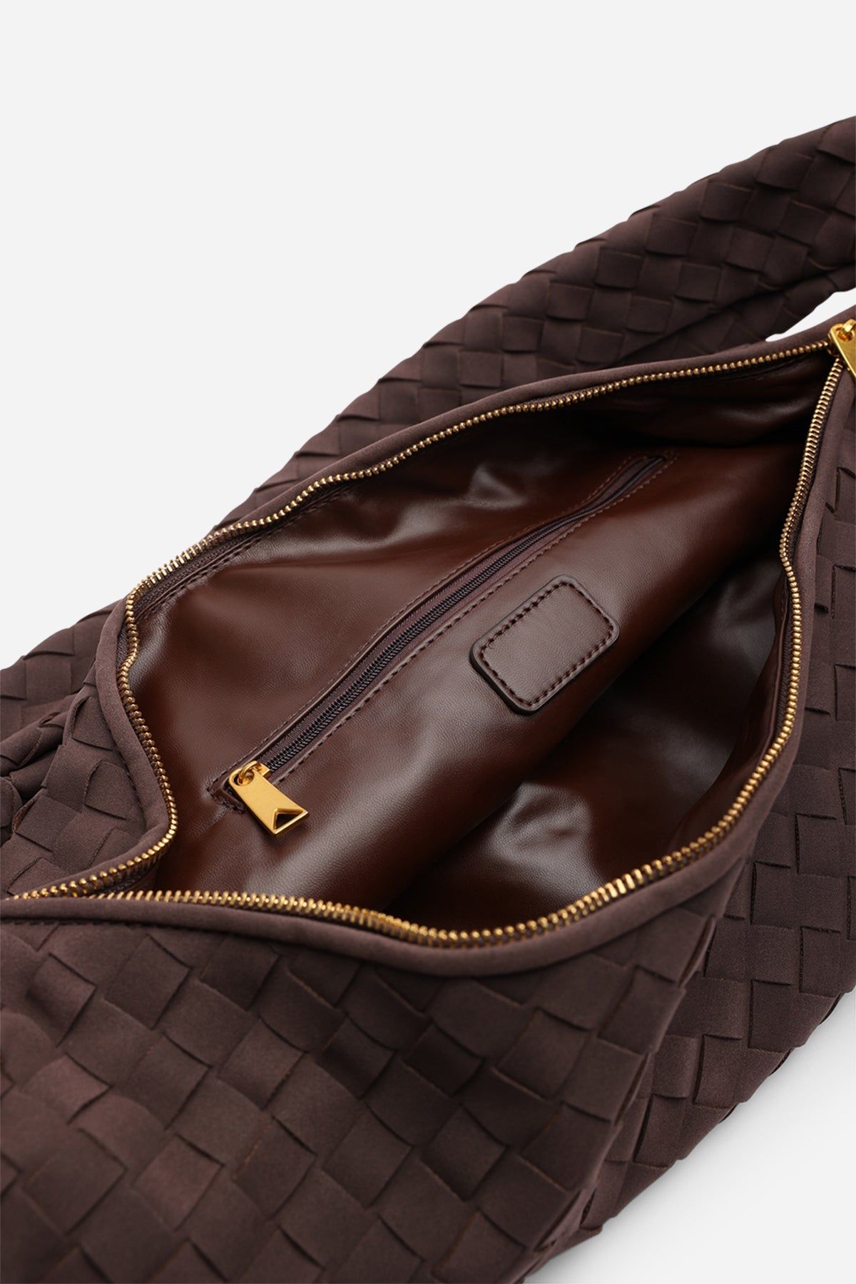 Where's That From 'Aqua' Knotted Strap Woven Shoulder Bag image 4