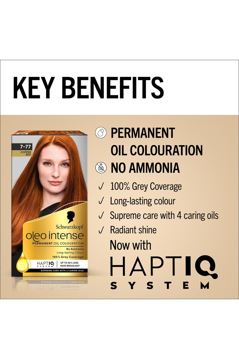Schwarzkopf Oleo Intense 'Permanent Oil Colour Hair Dye' - 7-77 Red Ginger image 5