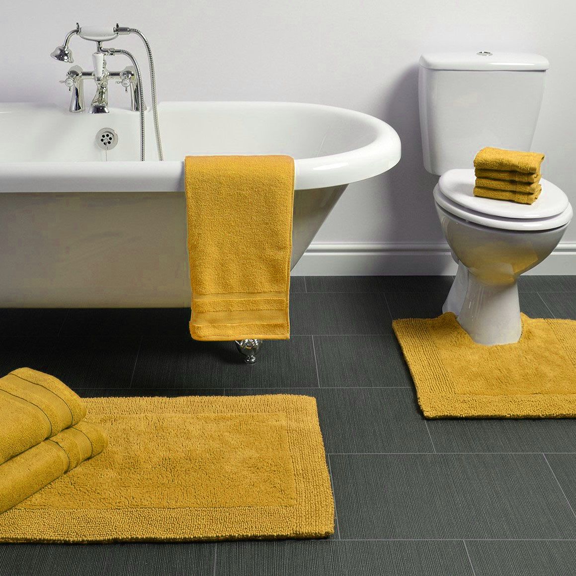 Allure Bath Fashions Elegance Reversible Heavyweight Bath Mat image 2