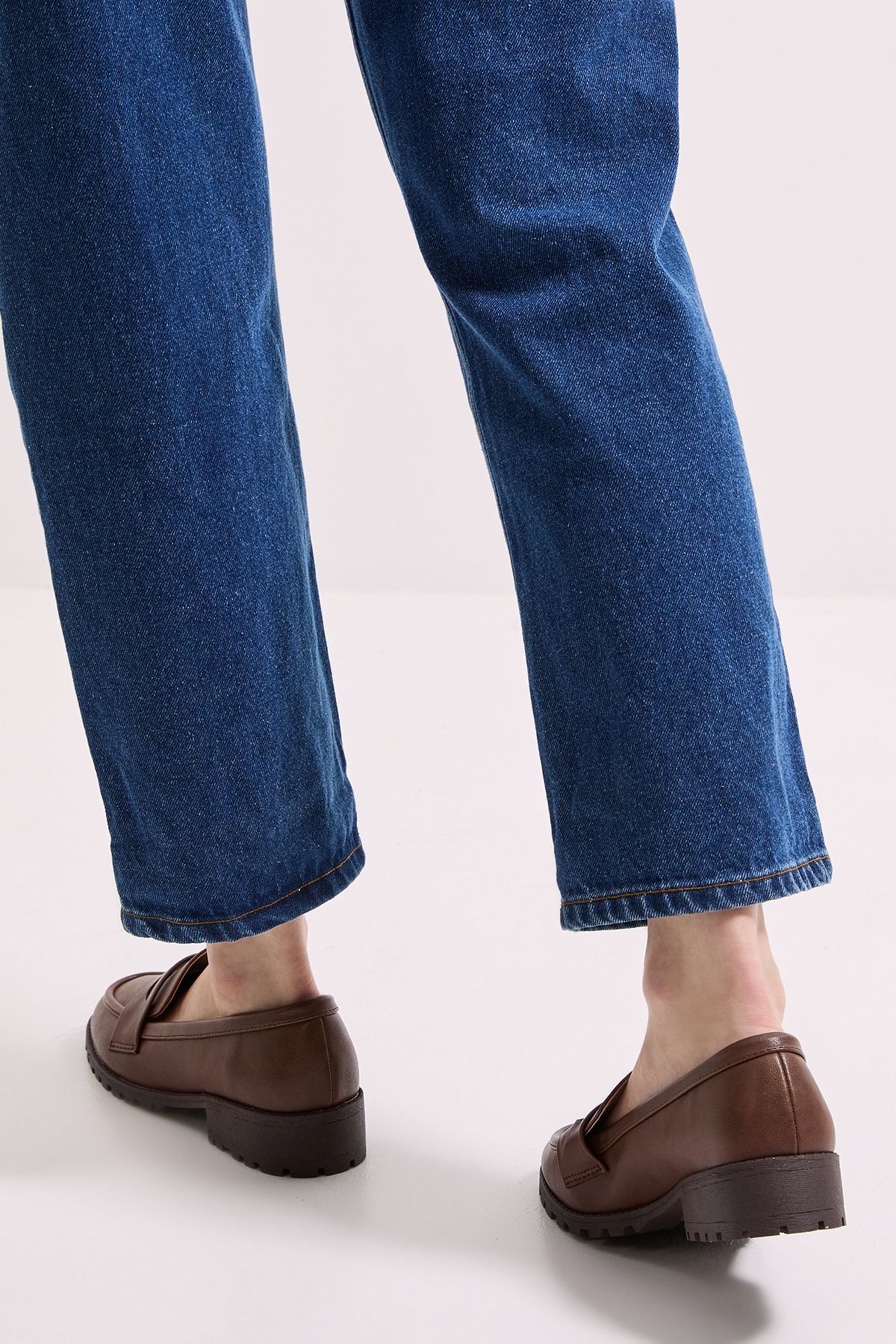 Dorothy Perkins Leoni Chunky Loafers Tan image 4