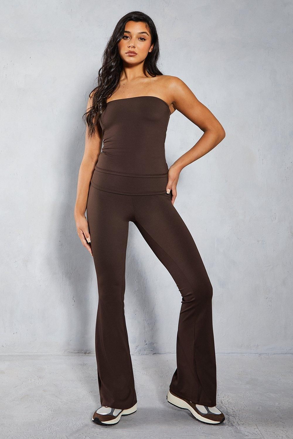 MissPap Strapless Active Soft Touch Top Chocolate image 2