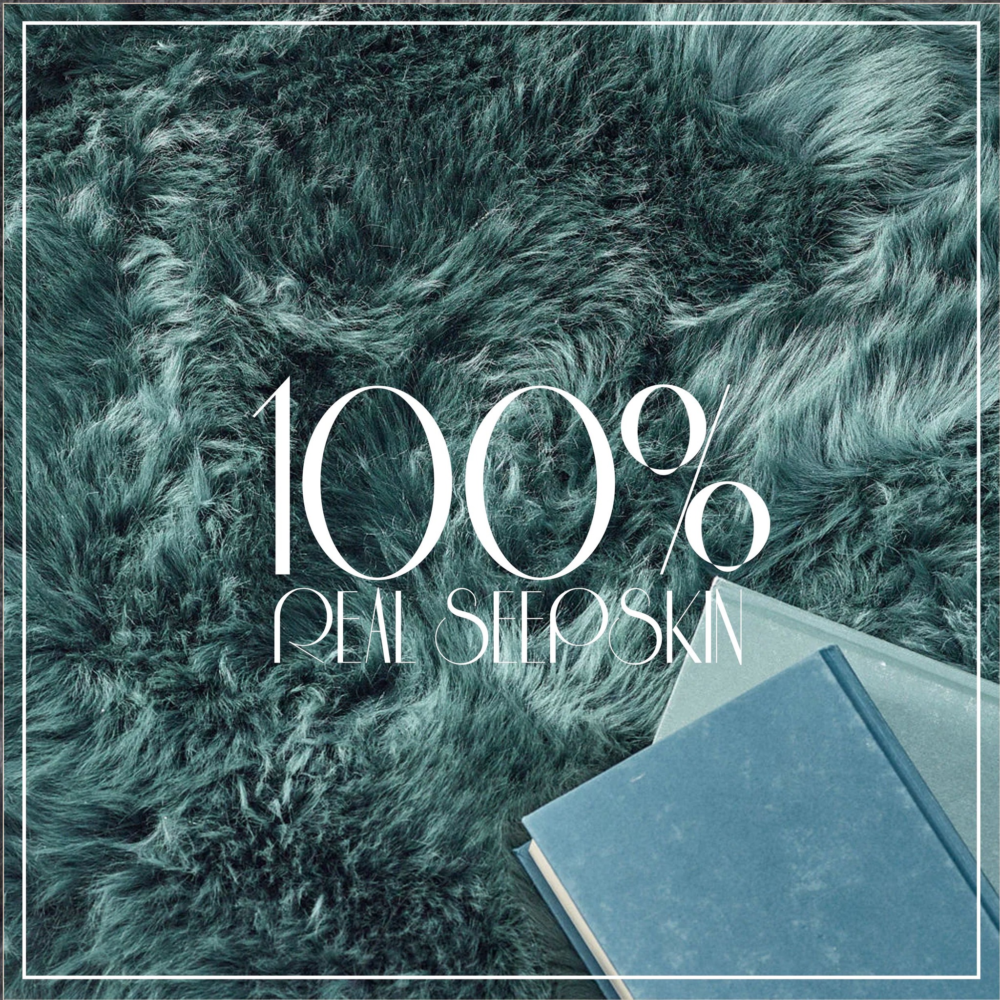 Infinity Leather Luxury Genuine Sheepskin 40x40cm Real Wool Single Sided Cushion image 3