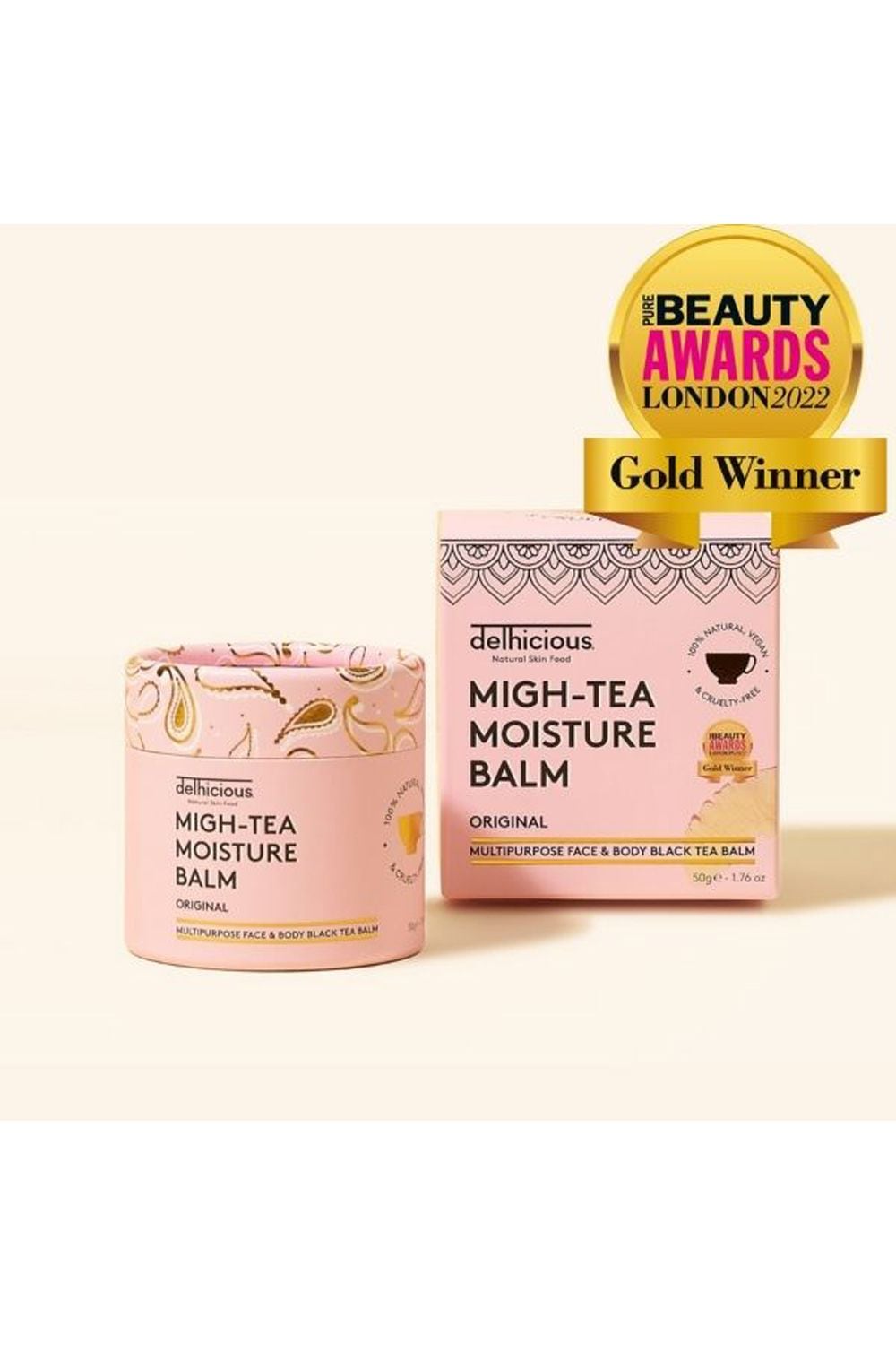 Delhicious Migh-Tea Moisturise Multipurpose Balm - Original 50g Multi image 2