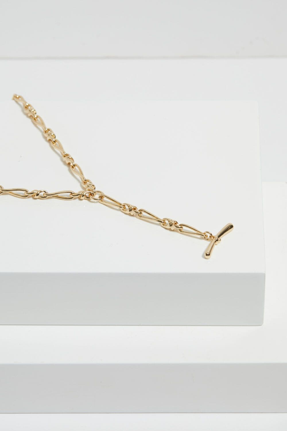 Jon Richard Gold Plated T Bar Necklace image 3