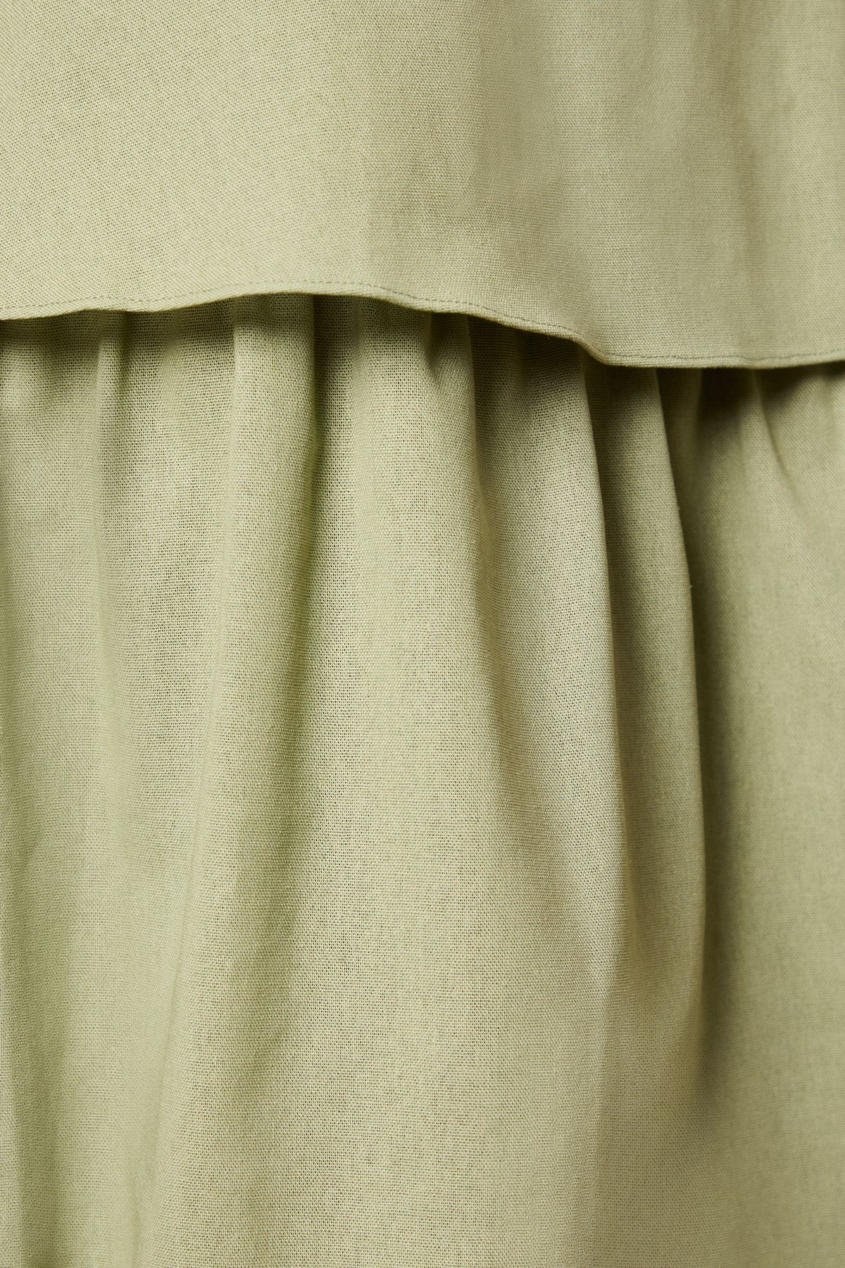 Oasis Petite Tie Back Tiered Maxi Dress Sage image 5