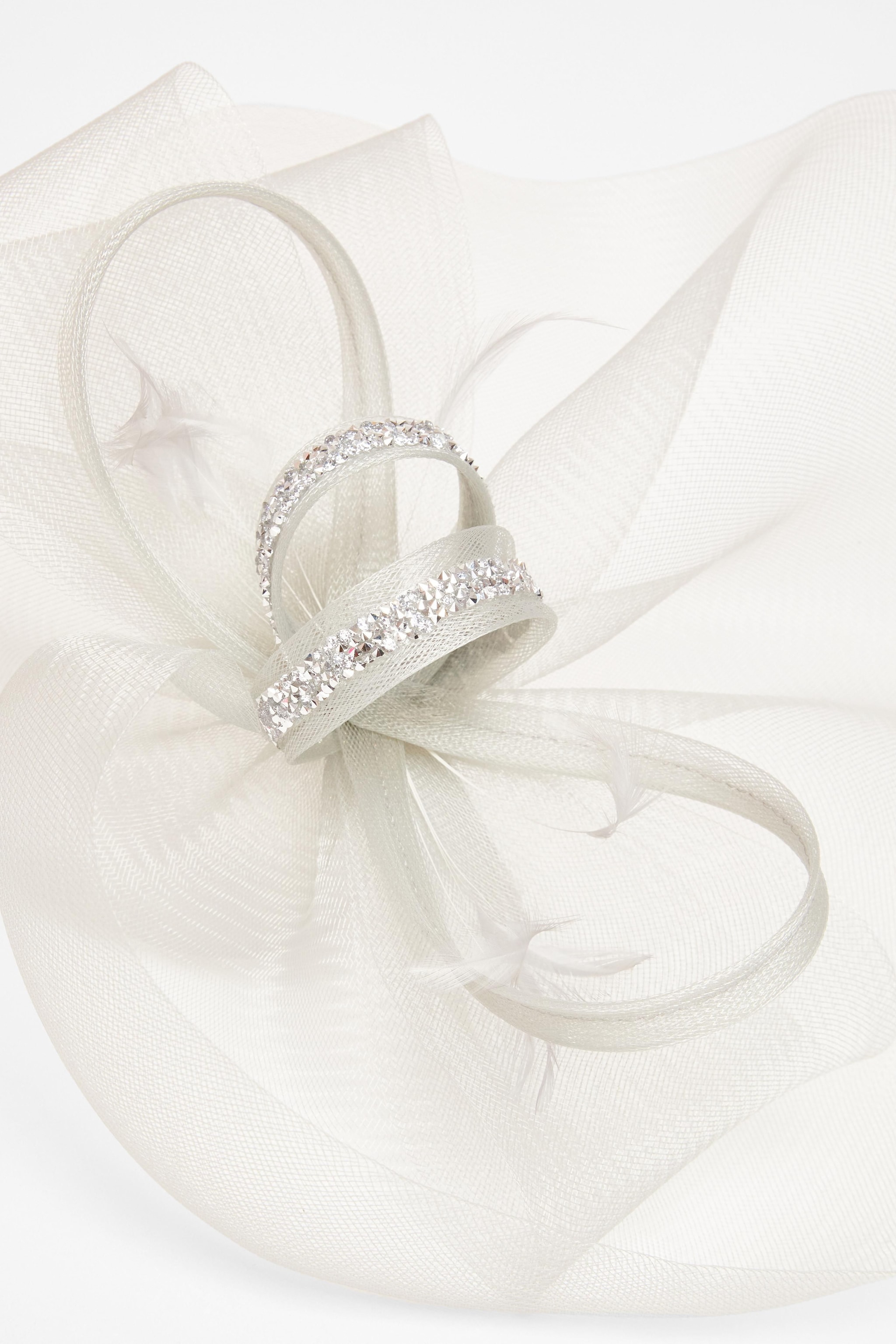 Quiz Grey Embellished Headband Fascinator image 3