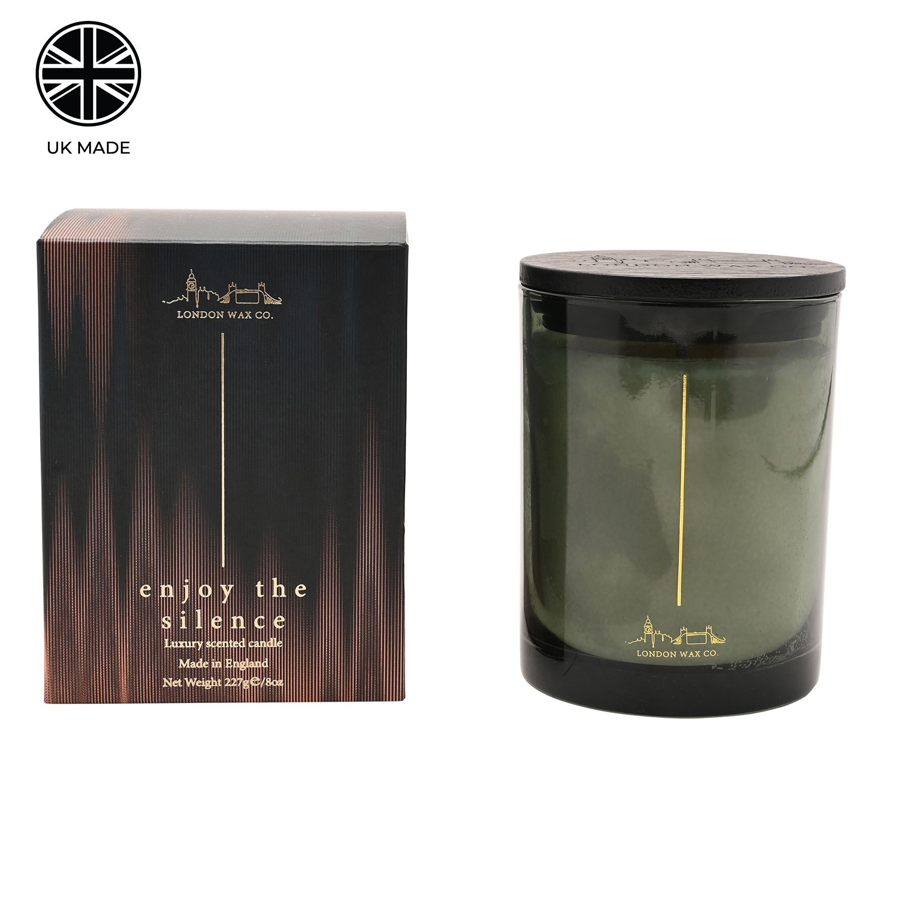 The London Wax Company Enjoy The Silence Boxed Candle 227g image 2