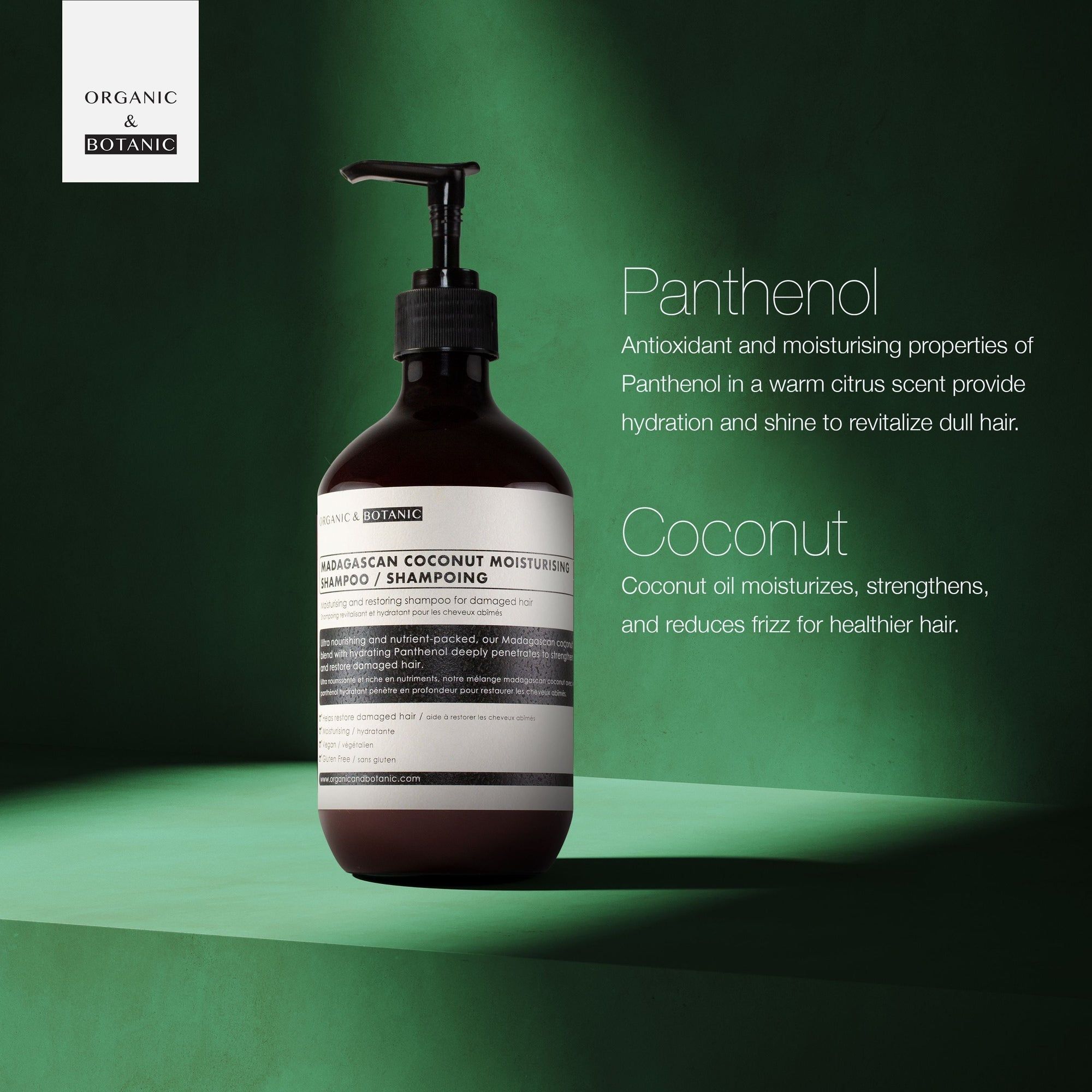 Organic & Botanic Madagascan Coconut Shampoo & Conditioner image 3