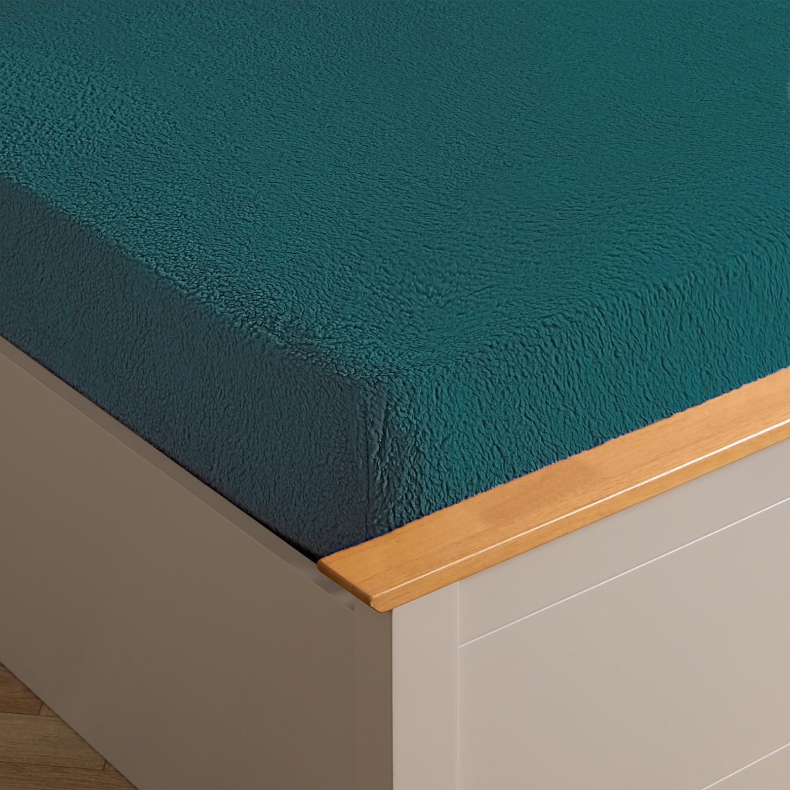 OHS Teddy Fleece Thermal Fitted Bed Sheet image 3