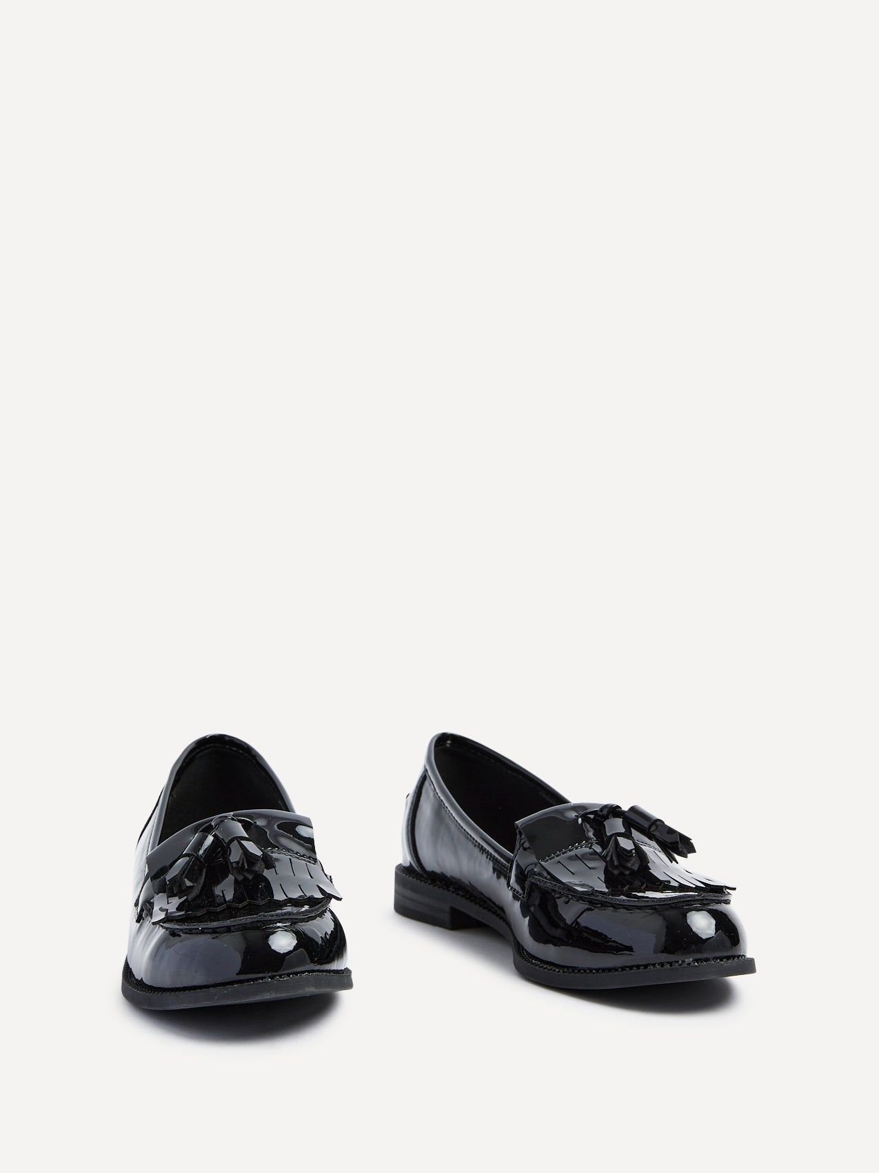 Linzi Rosemary Black Patent Classic Slip On Loafer image 3