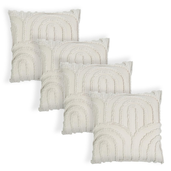 OHS 4 Pack Tufted Arch Cushion Cover
