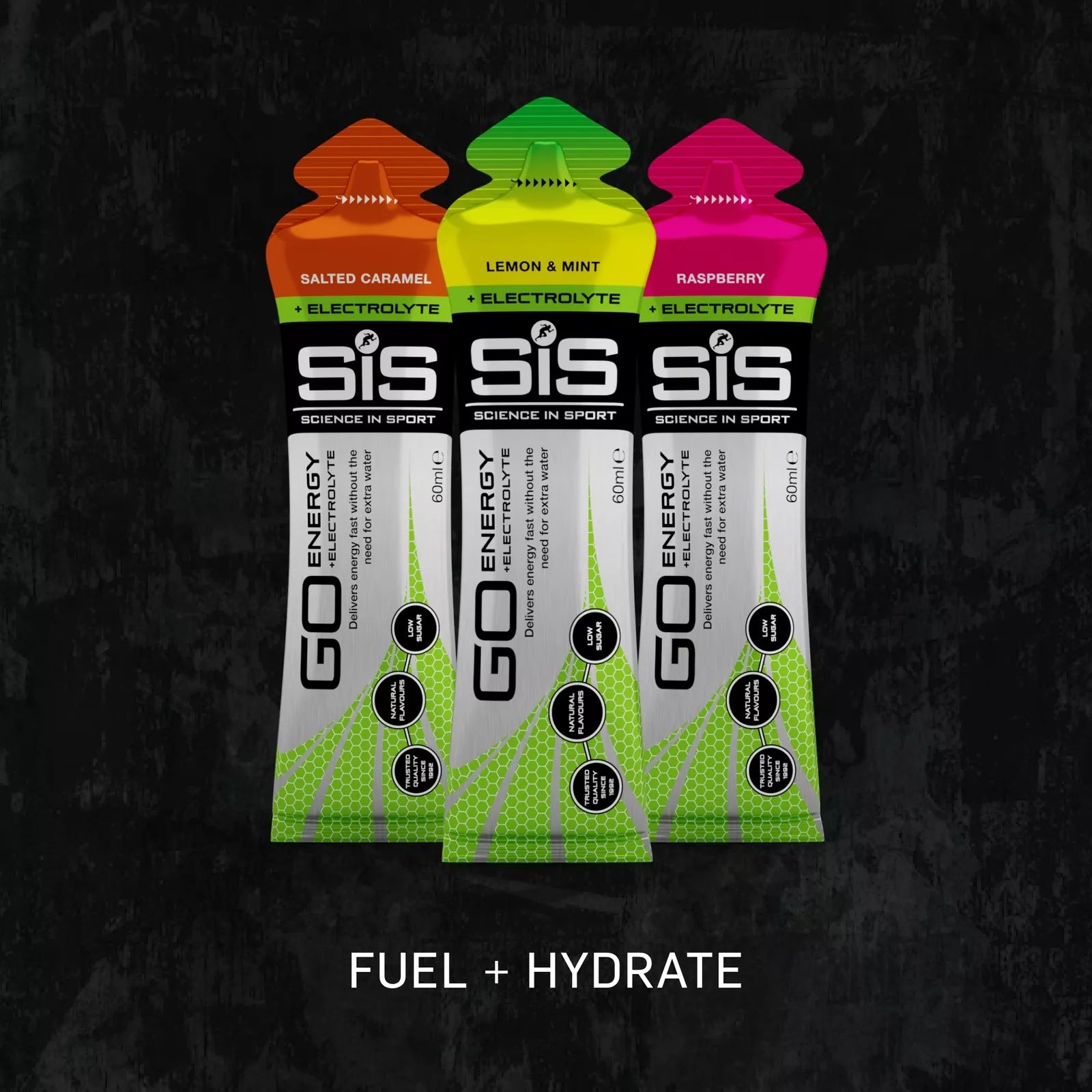 Science in Sport GO Energy + Electrolytes 60ml Gel - Lemon & Mint - 30 Pack image 5