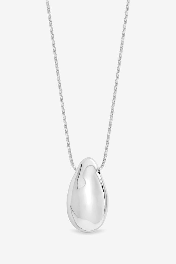 Jon Richard Silver Plated Polished Pendant