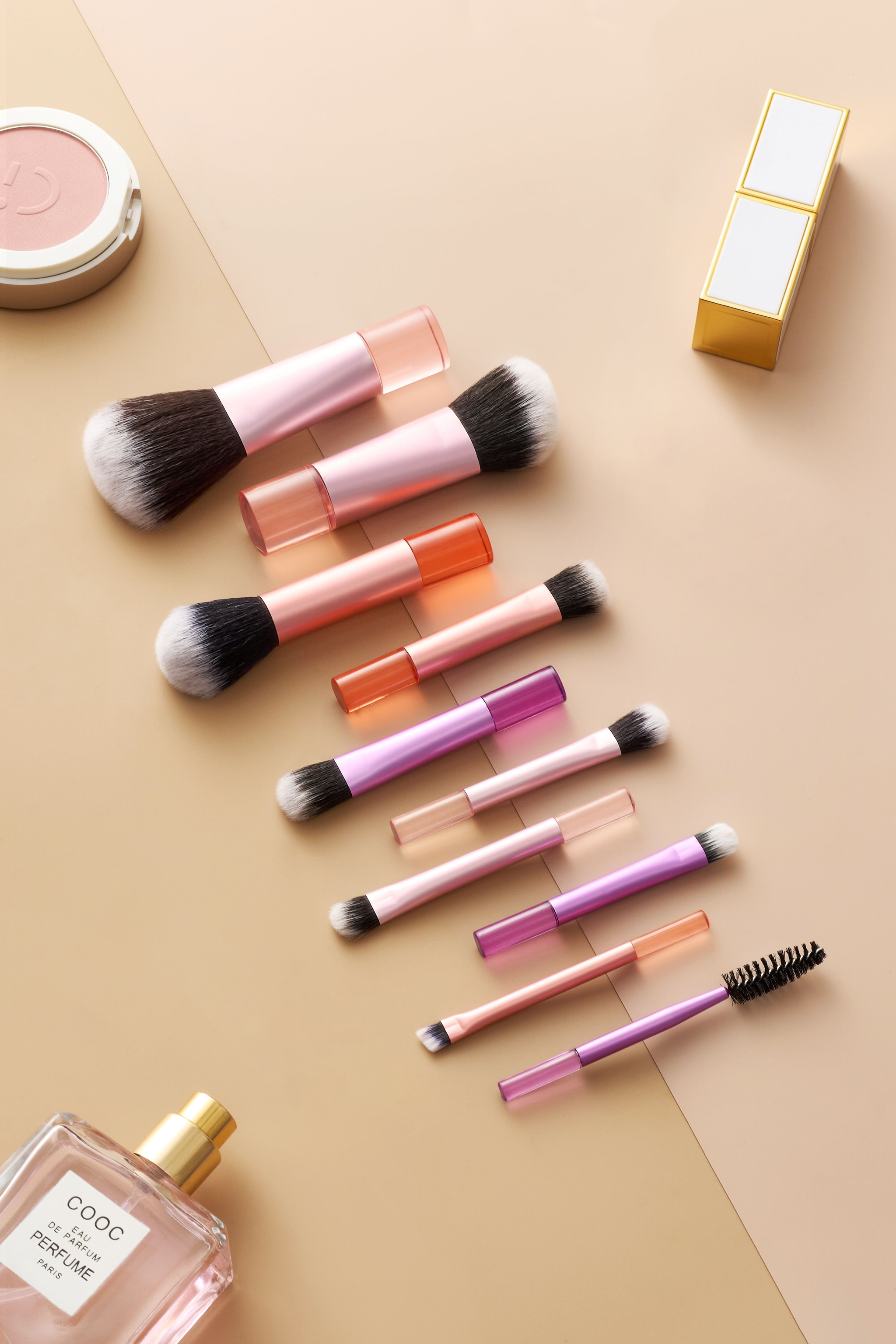 SHEONLY Set of 10 Portable Multi-functional Makeup Brush Tools image 2