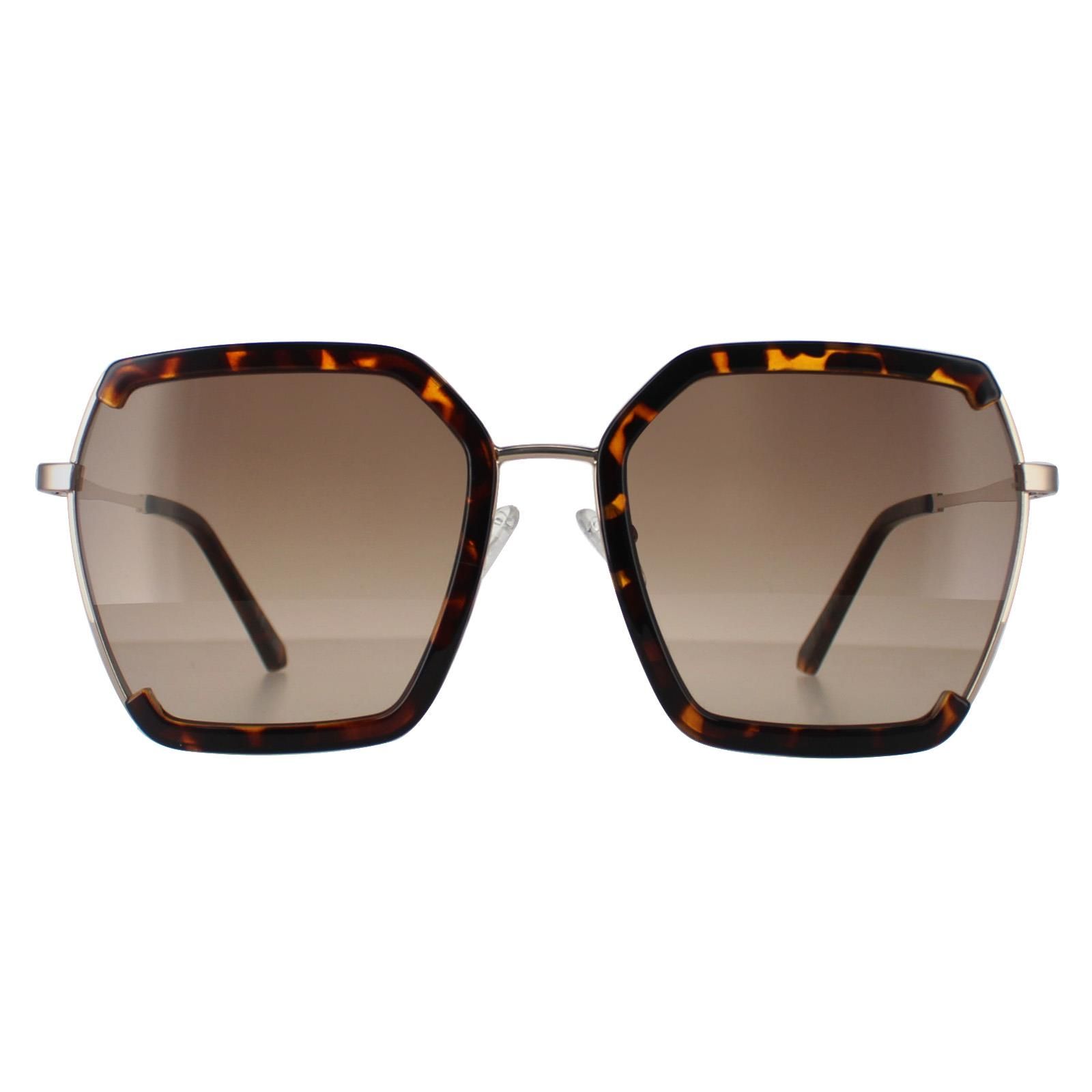 Guess Rimless Dark Havana Brown Gradient GF0418 image 1