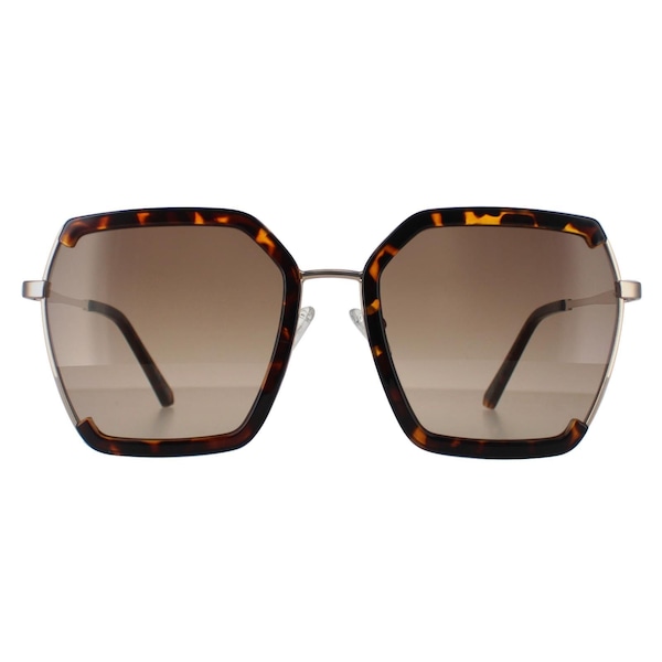 Guess Rimless Dark Havana Brown Gradient GF0418